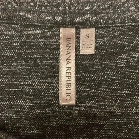 Banana Republic Signature Tee womens small gray stretch - Picture 3 of 7